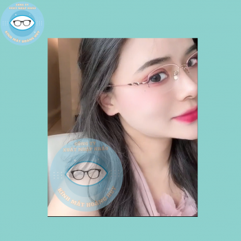 Gọng kính kim loại mã 6172